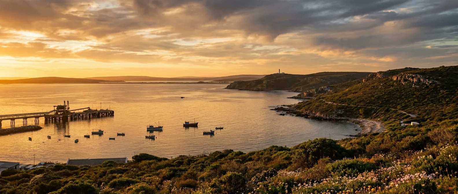 Saldanha Harbour, Western Cape, South Africa cruise port