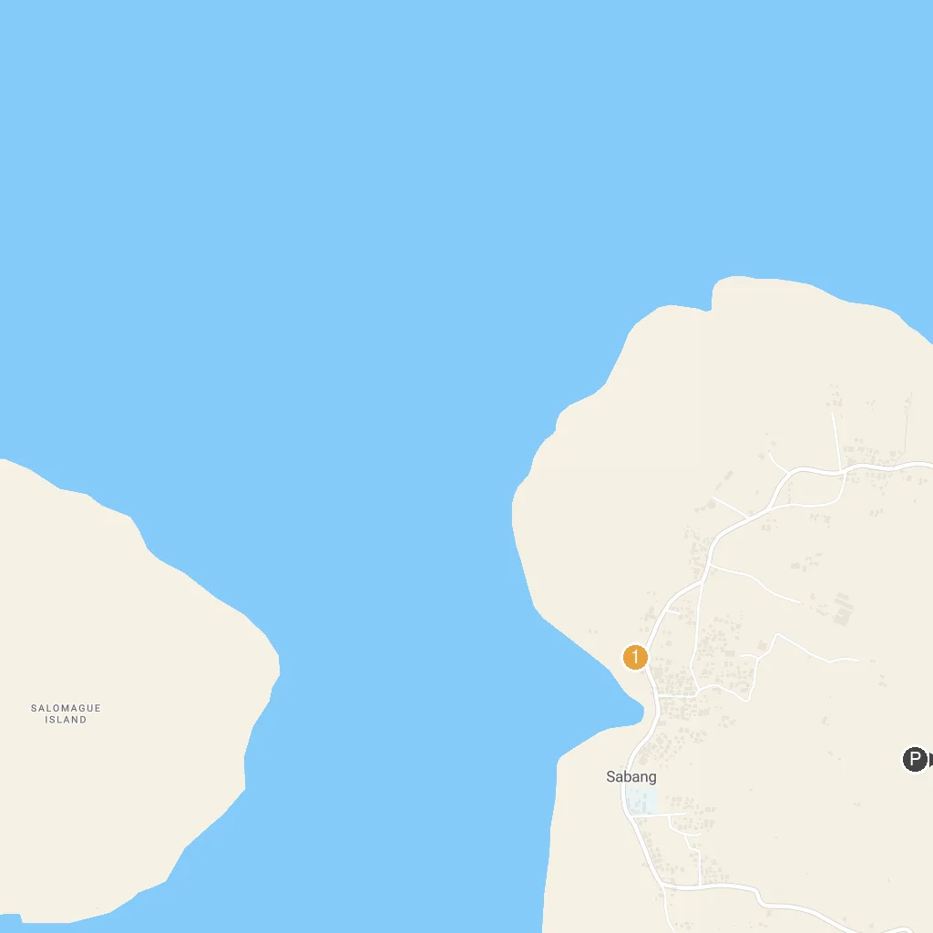 Salomague, Ilocos Sur, Philippines map with numbered points of interest