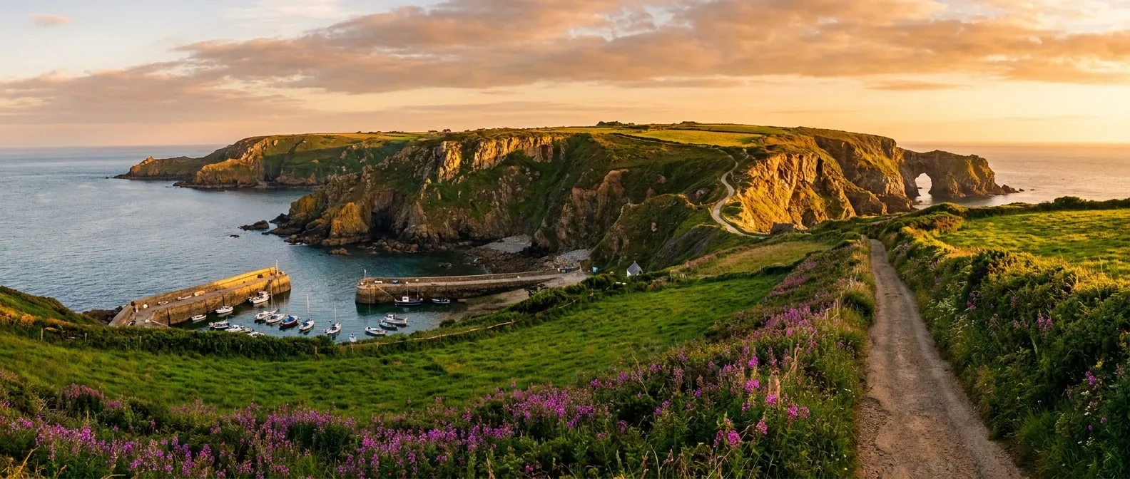 Sark Island, Channel Islands, UK cruise port