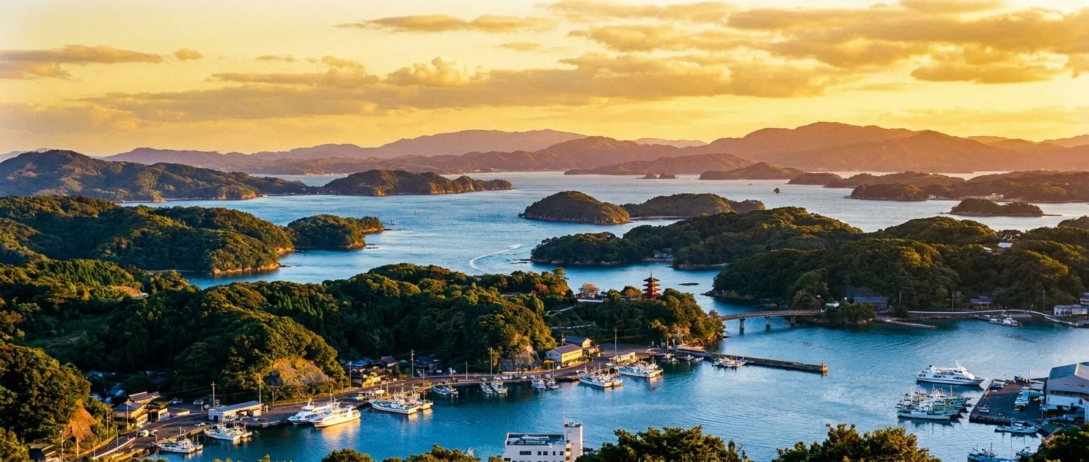 Sasebo, Nagasaki Prefecture, Japan cruise port