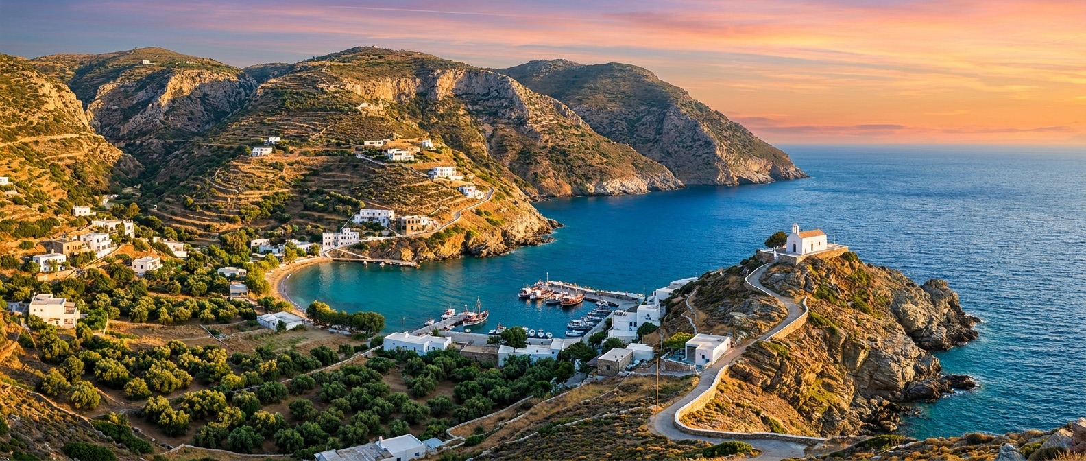 Sifnos Island, Cyclades, Greece cruise port