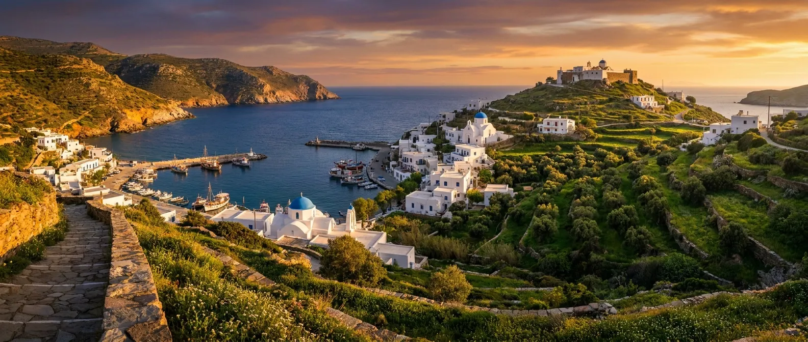 Sifnos Island, Cyclades, Greece cruise port