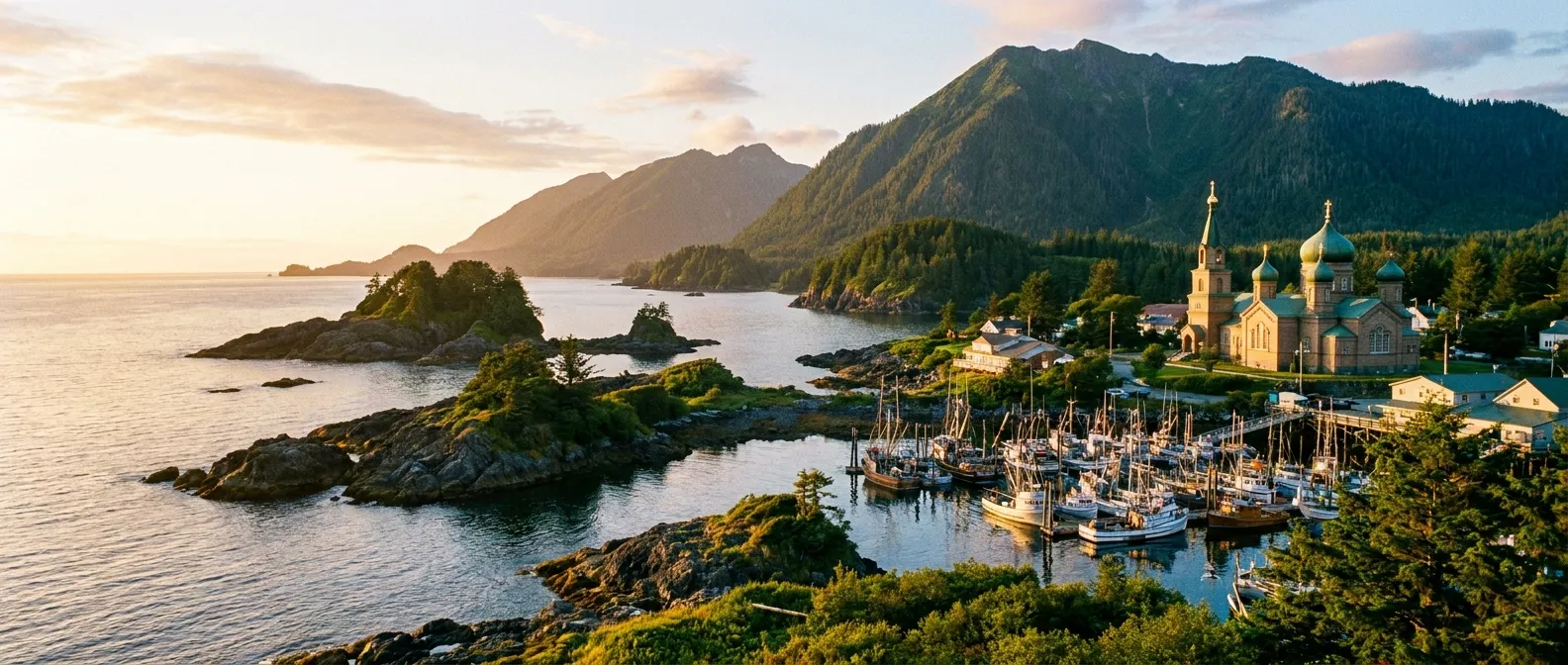 Sitka, Alaska, USA cruise port