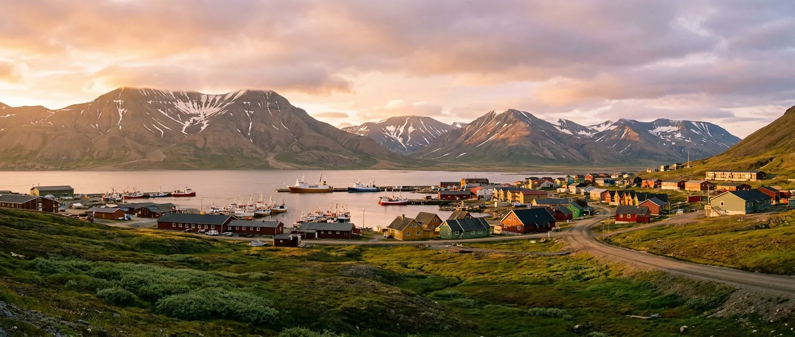 Spitsbergen Island, Svalbard, Norway cruise port