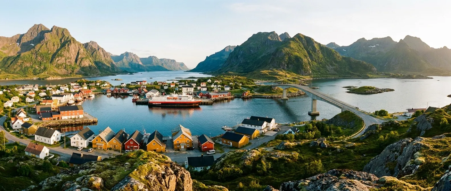 Stokmarknes, Vesterålen, Norway cruise port