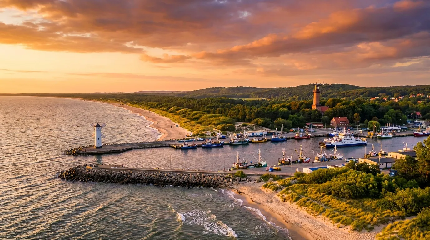 Świnoujście, Pomerania, Poland cruise port