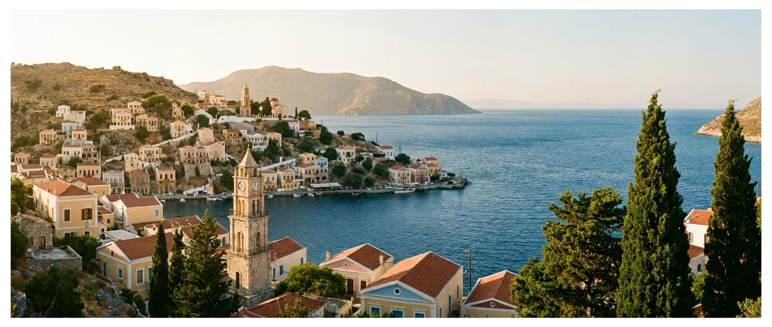Symi Island, Dodecanese, Greece cruise port