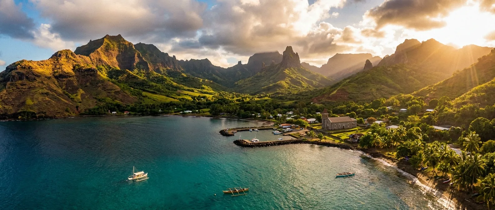 Tahuata Island, Marquesas, French Polynesia cruise port