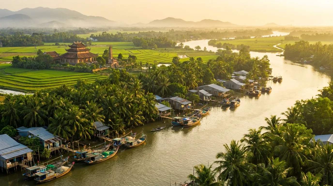 Tan Chau, An Giang, Vietnam cruise port