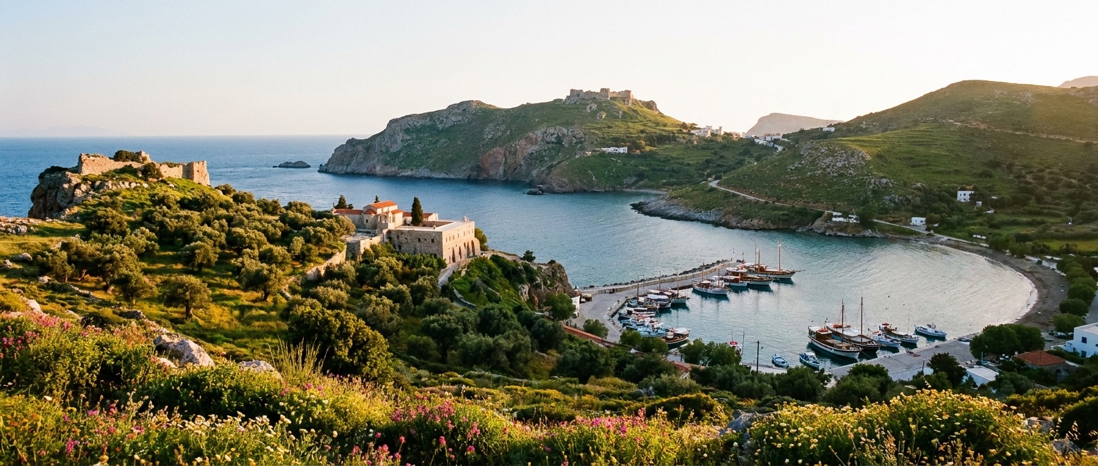 Tilos Island, Dodecanese, Greece cruise port