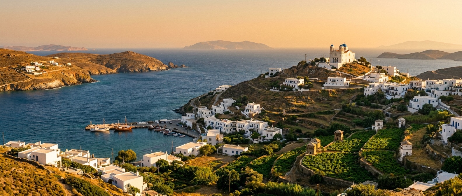 Tinos Island, Cyclades, Greece cruise port
