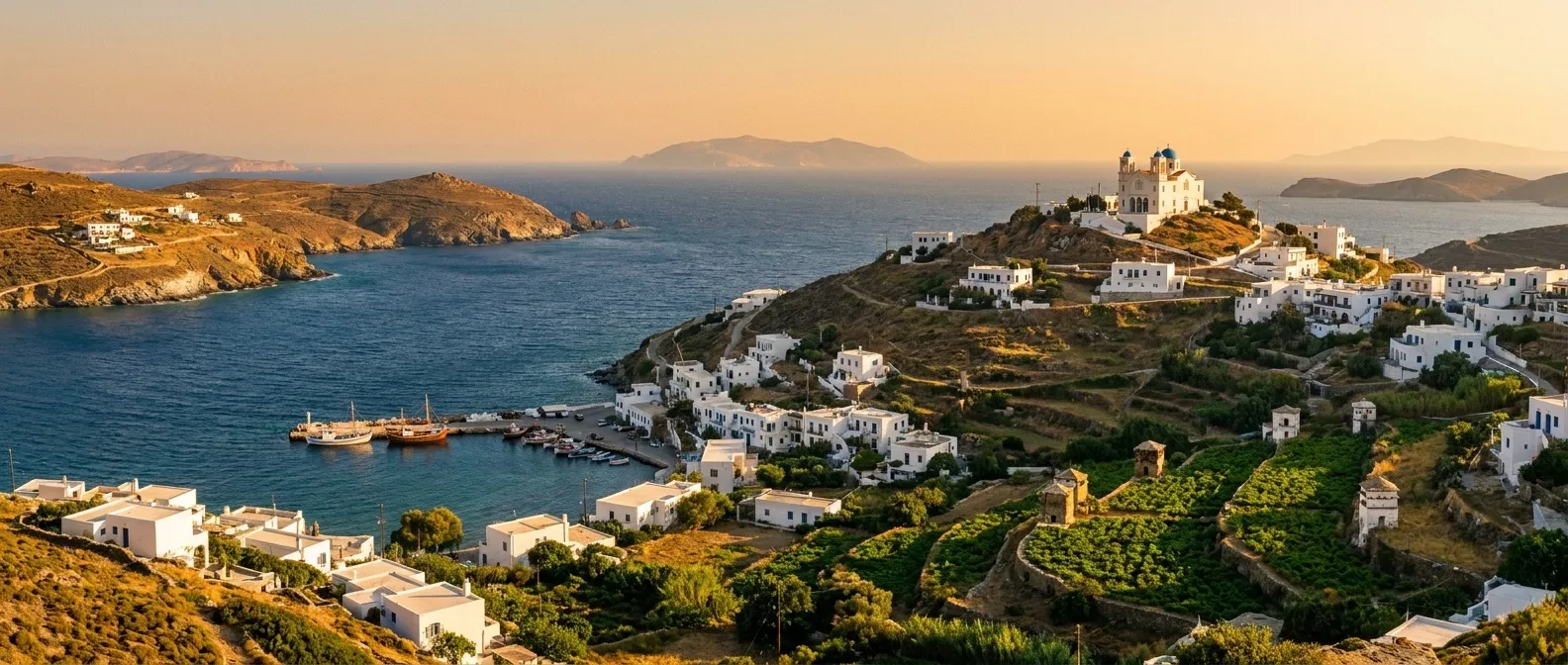 Tinos Island, Cyclades, Greece cruise port