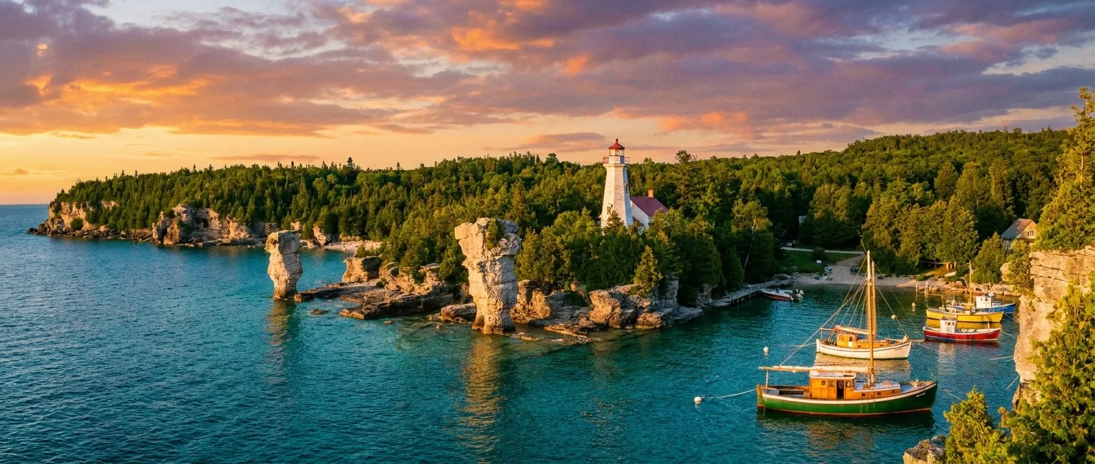 Tobermory, Ontario, Canada cruise port