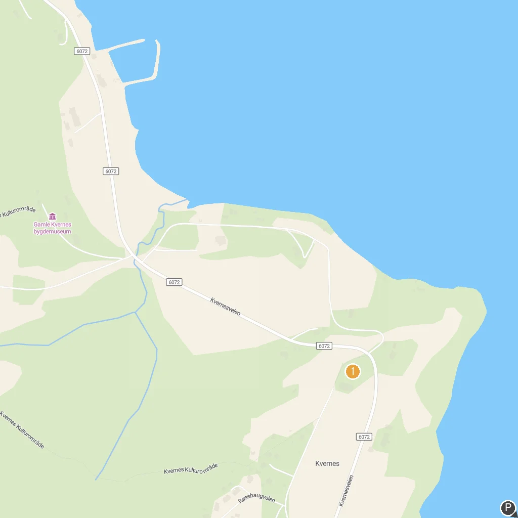 Torvik, Møre og Romsdal, Norway map with numbered points of interest