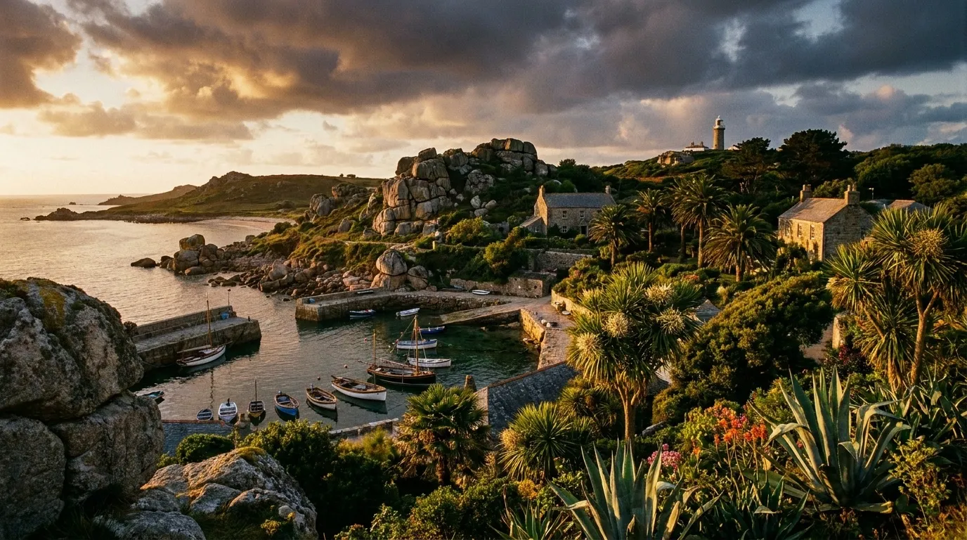 Tresco Island, Isles of Scilly, England cruise port