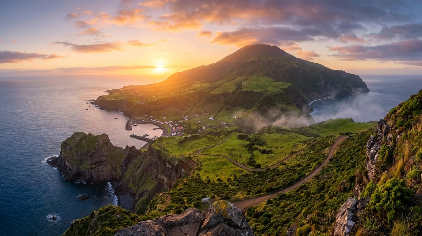 Tristan da Cunha Island, South Atlantic, British Overseas Territory cruise port