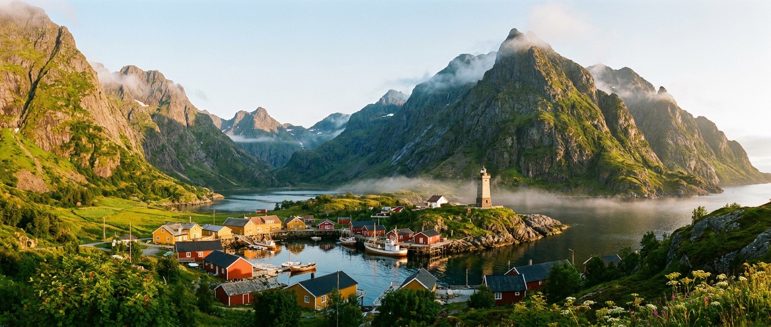 Trollfjord, Lofoten, Norway cruise port