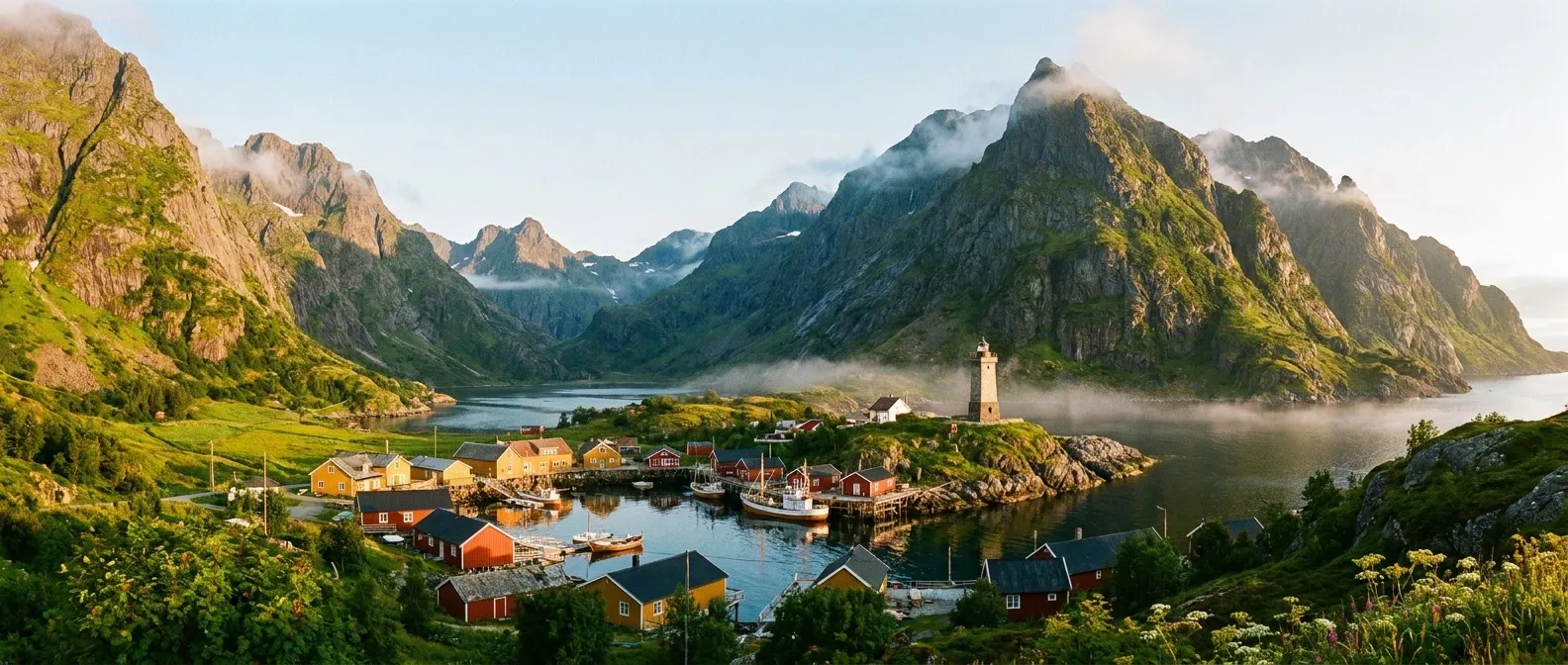 Trollfjord, Lofoten, Norway cruise port