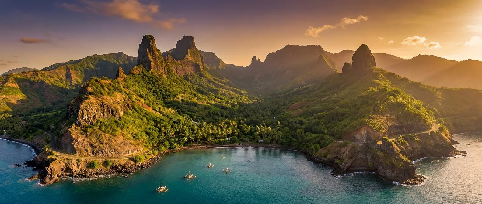 Ua Pou, Marquesas Islands, French Polynesia cruise port