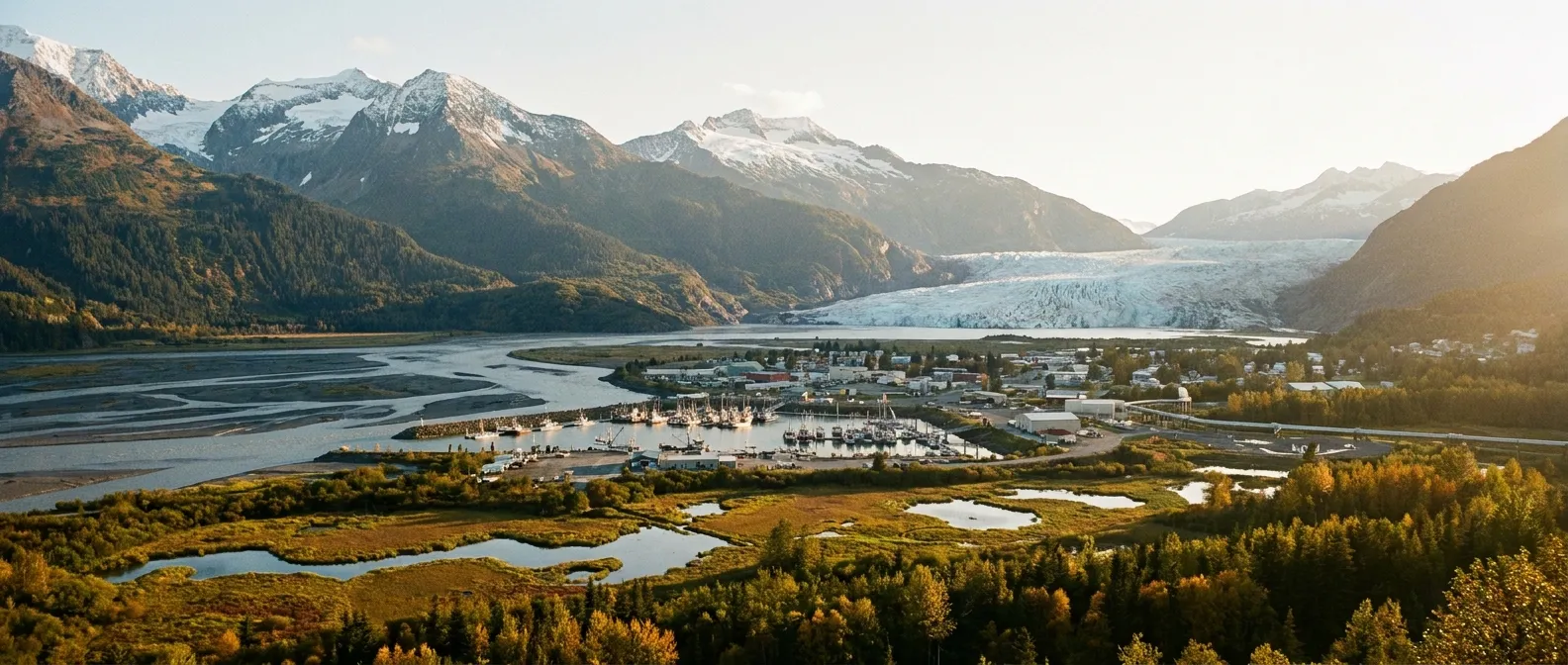 Valdez, Alaska, USA cruise port