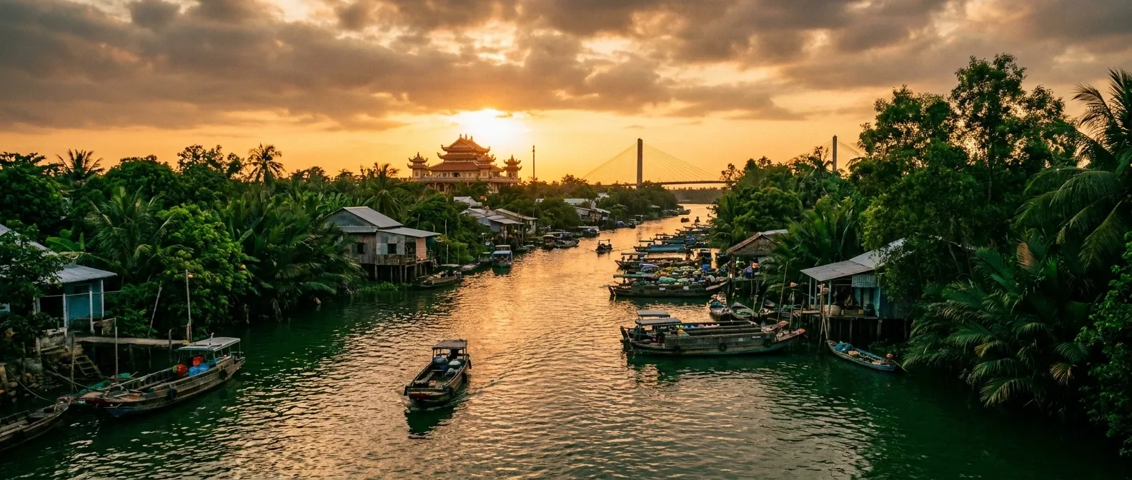 Vinh Long, Mekong Delta, Vietnam cruise port