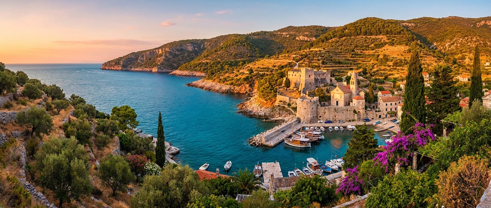 Vis Island, Dalmatia, Croatia cruise port