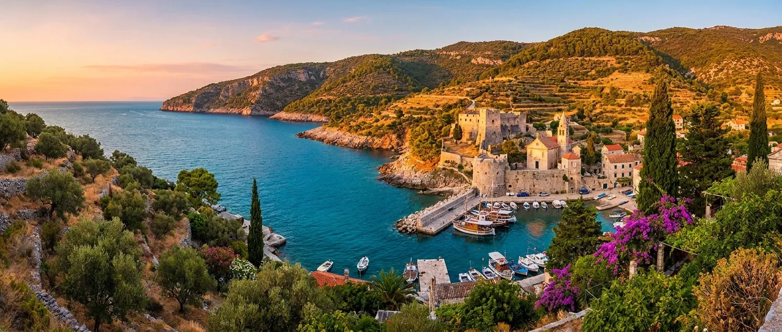 Vis Island, Dalmatia, Croatia cruise port