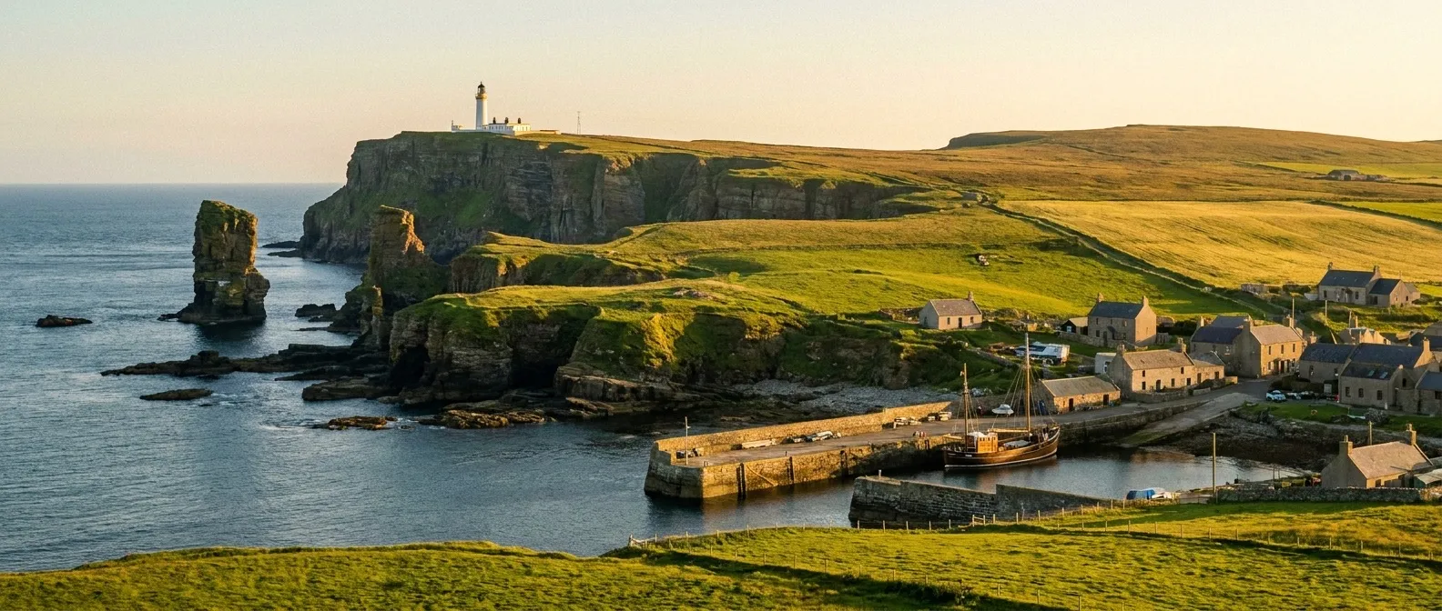 Westray Island, Orkney, Scotland cruise port