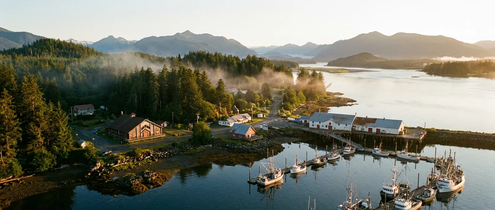 Wrangell, Alaska, USA cruise port