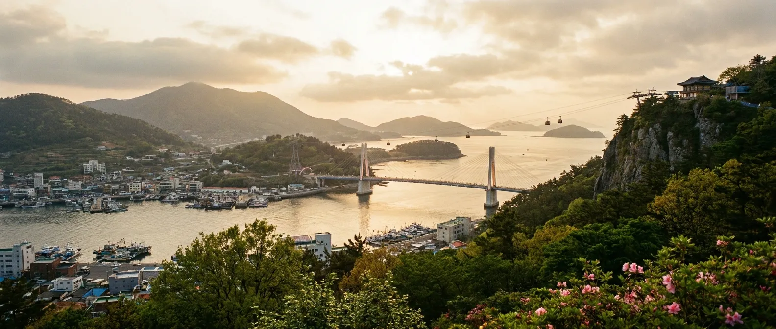 Yeosu, Jeollanam-do, South Korea cruise port
